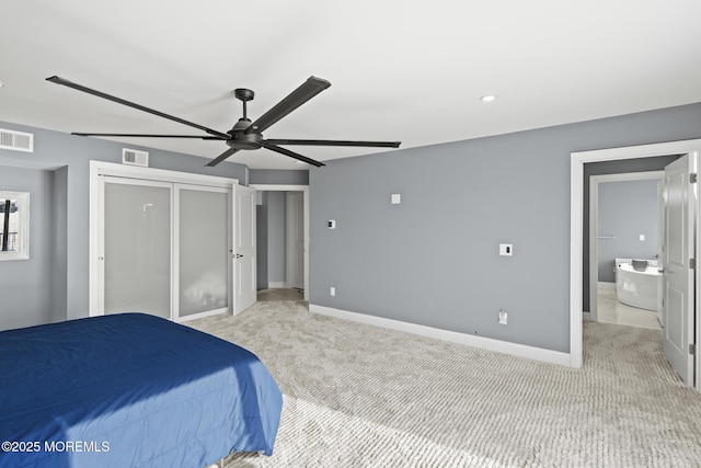 107 Bay Shore Dr, Toms River, NJ 08753 - unfurnished bedroom with baseboards, light colored carpet, and visible vents