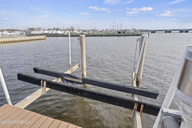 107 Bay Shore Dr, Toms River, NJ 08753 - view of dock featuring a water view