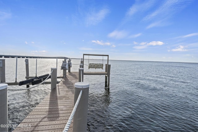 107 Bay Shore Dr, Toms River, NJ 08753 - dock area featuring a water view