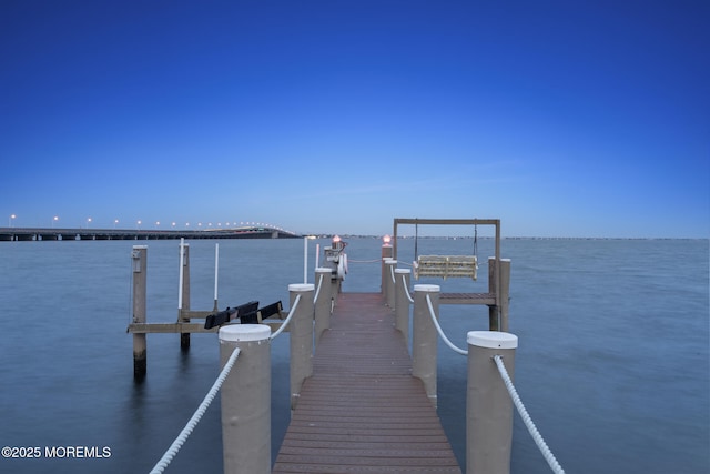 107 Bay Shore Dr, Toms River, NJ 08753 - dock area featuring a water view