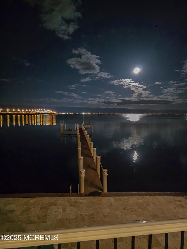 107 Bay Shore Dr, Toms River, NJ 08753 - view of dock with a water view