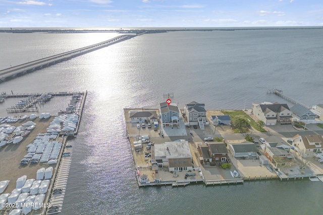 107 Bay Shore Dr, Toms River, NJ 08753 - drone / aerial view with a water view