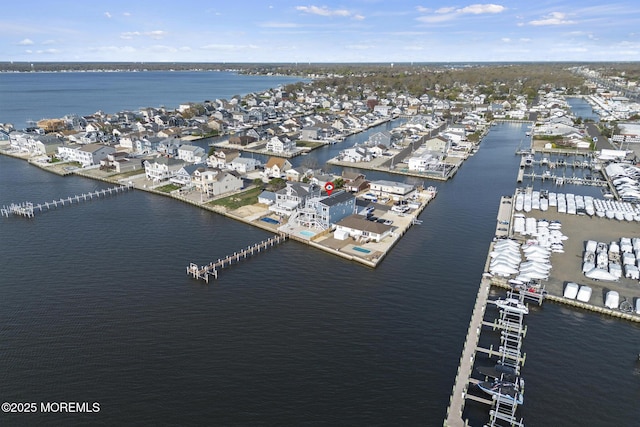 107 Bay Shore Dr, Toms River, NJ 08753 - aerial view with a water view