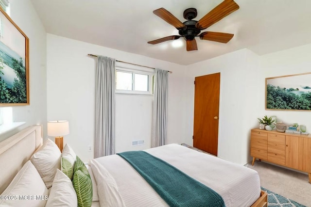 20 Telegraph Hill Rd, Holmdel, NJ 07733 - bedroom with light carpet and ceiling fan