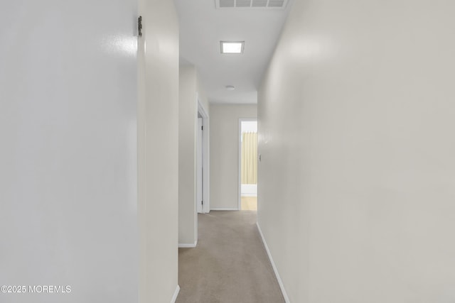 452B Heather Ct, Manchester, NJ 08759 - hall featuring baseboards, light carpet, and visible vents