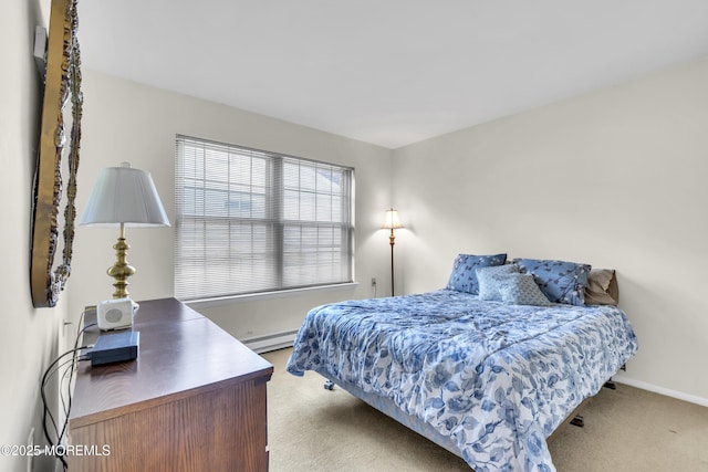452B Heather Ct, Manchester, NJ 08759 - bedroom with carpet floors, a baseboard radiator, and baseboards