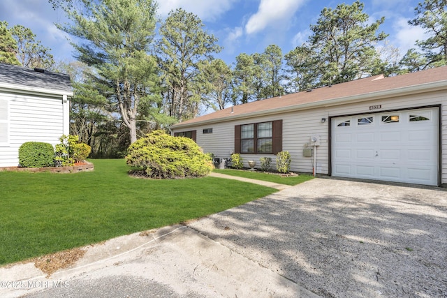 452B Heather Ct, Manchester, NJ 08759 - single story home with an attached garage, driveway, and a front yard