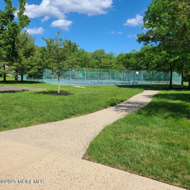 380 Daniele Dr, Ocean Twp, NJ 07712 - view of community featuring a tennis court