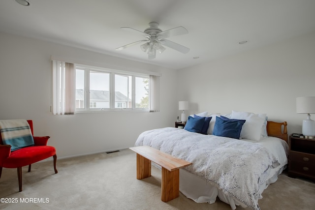 25 Meadow Ave Unit 64, Monmouth Beach, NJ 07750 - bedroom with carpet floors, baseboards, and ceiling fan