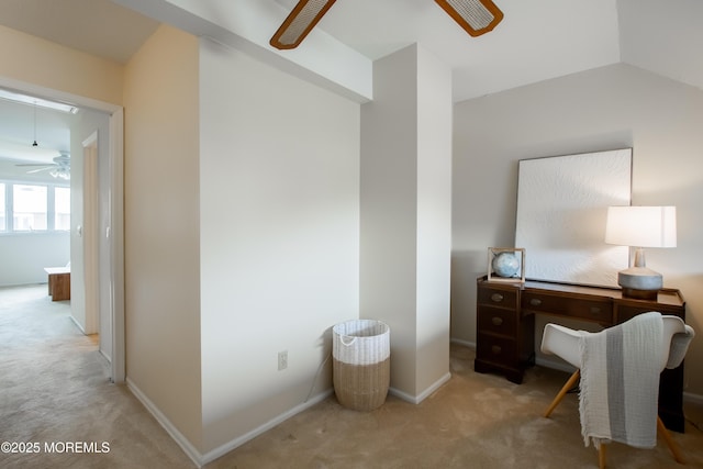 25 Meadow Ave Unit 64, Monmouth Beach, NJ 07750 - carpeted home office with a ceiling fan and baseboards