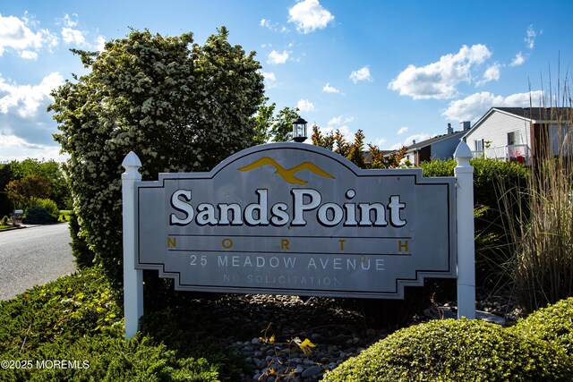 25 Meadow Ave Unit 64, Monmouth Beach, NJ 07750 - view of community sign