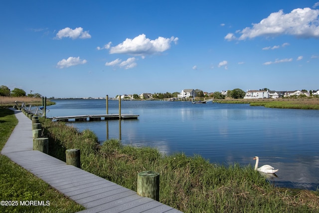 25 Meadow Ave Unit 64, Monmouth Beach, NJ 07750 - water view featuring a floating dock