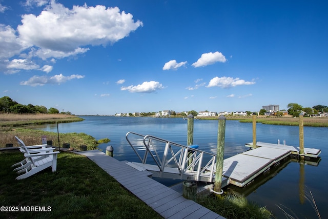 25 Meadow Ave Unit 64, Monmouth Beach, NJ 07750 - dock area featuring a water view