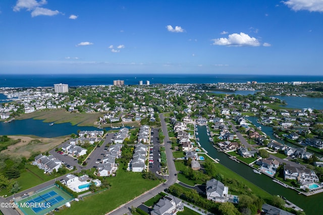 25 Meadow Ave Unit 64, Monmouth Beach, NJ 07750 - aerial overview of property's location featuring a nearby body of water and nearby suburban area