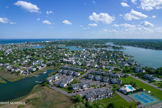 25 Meadow Ave Unit 64, Monmouth Beach, NJ 07750 - aerial view of property's location with a nearby body of water and nearby suburban area