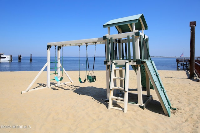 75 Gravelly Point Rd, Highlands, NJ 07732 - community play area with a water view