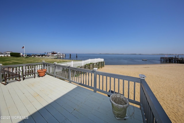 75 Gravelly Point Rd, Highlands, NJ 07732 - deck featuring a water view