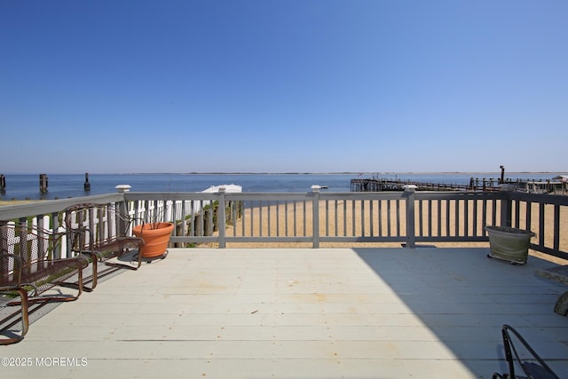 75 Gravelly Point Rd, Highlands, NJ 07732 - deck with a water view