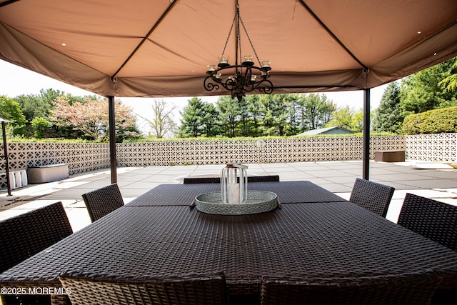 12 Millstream Rd, Cream Ridge, NJ 08514 - view of patio featuring outdoor dining area