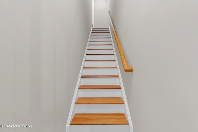 view of stairway