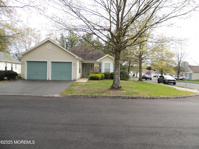 34 Meadows Ln, Manchester, NJ 08759 - ranch-style house with an attached garage, a front lawn, and driveway