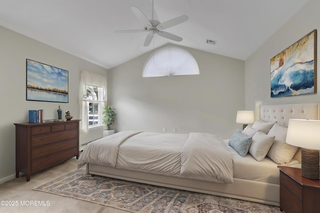 34 Meadows Ln, Manchester, NJ 08759 - bedroom featuring lofted ceiling, visible vents, light carpet, and multiple windows