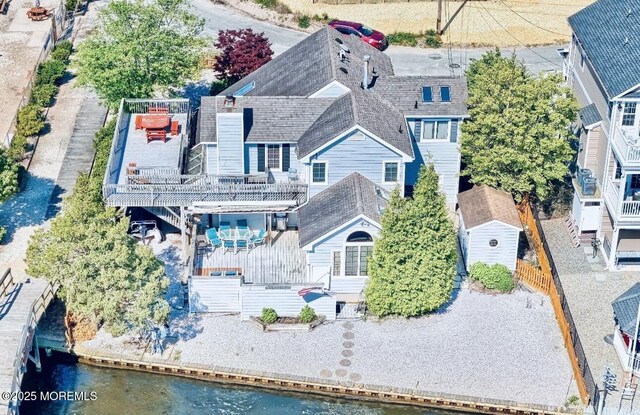 42 Circle Ct, Brick, NJ 08723 - birds eye view of property featuring a water view