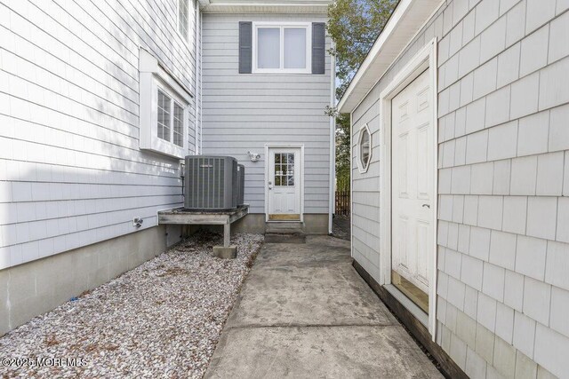 42 Circle Ct, Brick, NJ 08723 - view of patio / terrace featuring central air condition unit