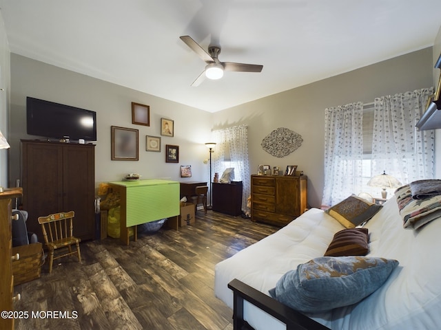 89 Pebble Beach Blvd, Jackson, NJ 08527 - bedroom with wood finished floors and a ceiling fan