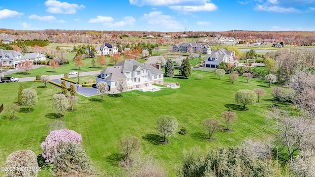 birds eye view of property featuring a residential view