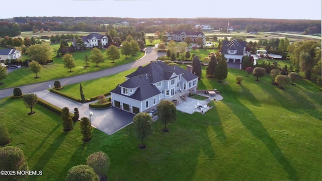 drone / aerial view featuring a residential view