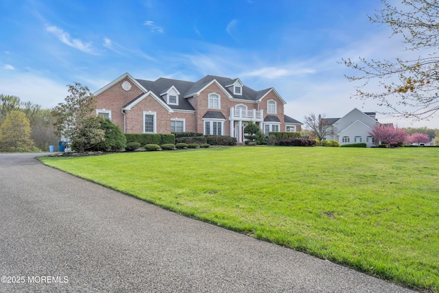 3 Scenic Way, Monroe, NJ 08831 - view of front of house with brick siding and a front yard