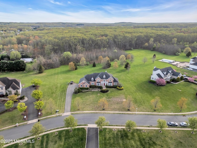 3 Scenic Way, Monroe, NJ 08831 - birds eye view of property featuring a wooded view