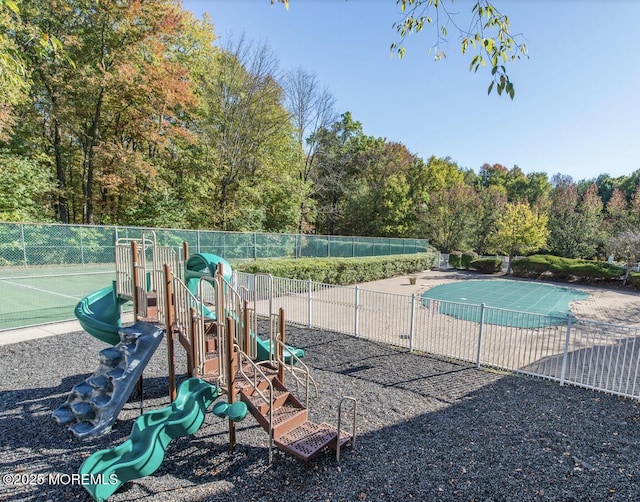 2304 Wendover Dr, Pompton Plains, NJ 07444 - view of swimming pool with fence and playground community