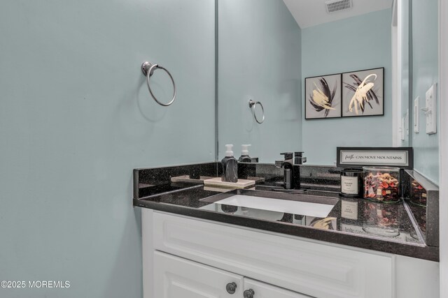 30 Frost Ln, East Windsor, NJ 08520 - bathroom with visible vents and vanity