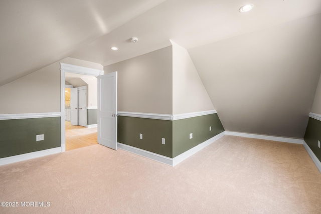 159 Sprague Ave, West Creek, NJ 08092 - bonus room with carpet floors, recessed lighting, baseboards, and lofted ceiling