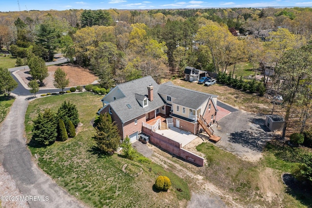 159 Sprague Ave, West Creek, NJ 08092 - drone / aerial view with a wooded view