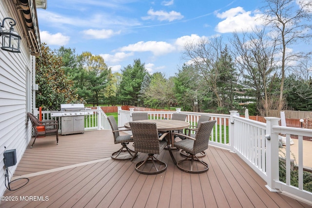 191 Robertsville Rd, Freehold, NJ 07728 - deck with grilling area and outdoor dining space