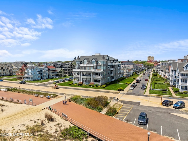 aerial view of residential area