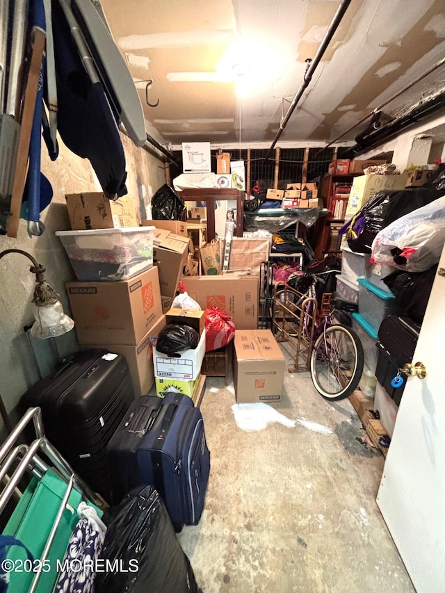 view of storage