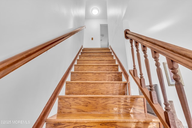 view of staircase
