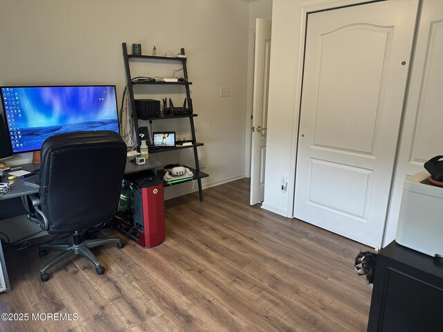 4 Christopher Dr, Howell, NJ 07731 - office area featuring wood finished floors