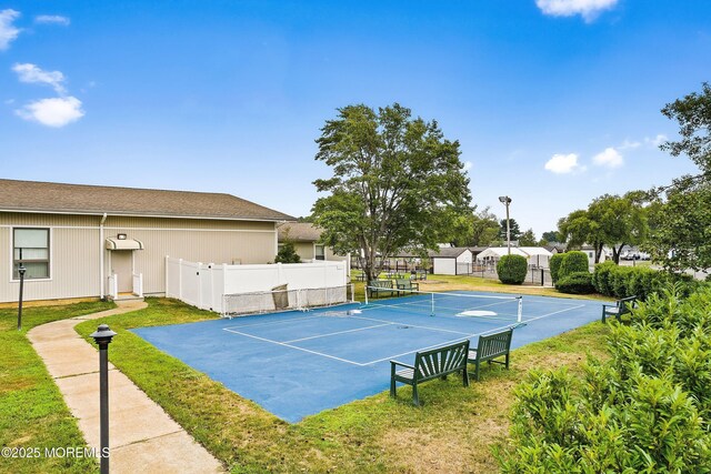 37 Central Blvd, Brick, NJ 08724 - view of sport court featuring fence
