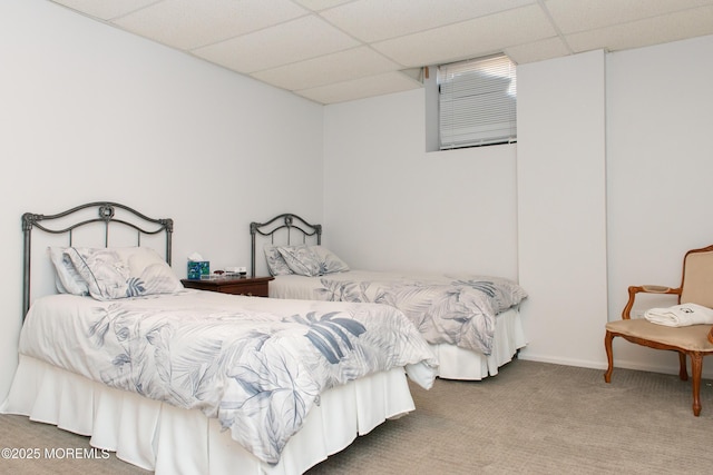 1150 Buckwald Ct, Lakewood, NJ 08701 - carpeted bedroom featuring a paneled ceiling