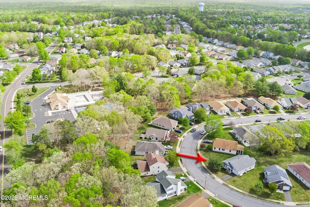 26 Dogwood Dr, Barnegat, NJ 08005 - aerial view of property and surrounding area with nearby suburban area and a forest