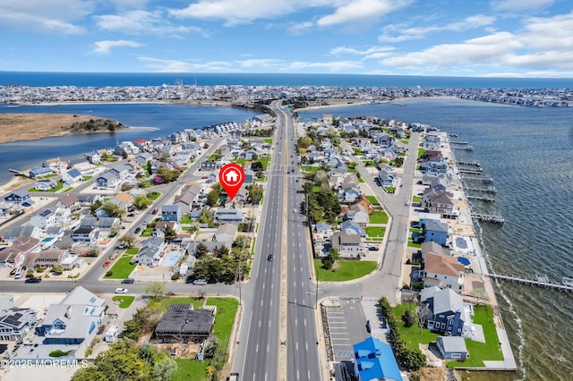 316 Rte 37, Seaside Heights, NJ 08751 - aerial view with a water view and a residential view