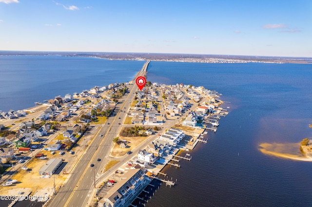 316 Rte 37, Seaside Heights, NJ 08751 - bird's eye view featuring a water view
