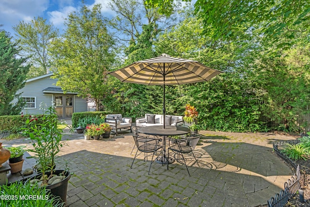 109 Capstan Ave, Beachwood, NJ 08722 - view of patio / terrace featuring an outdoor living space