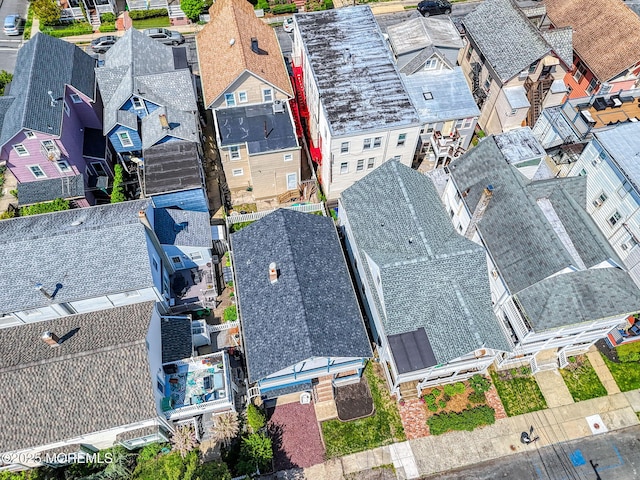 aerial perspective of suburban area