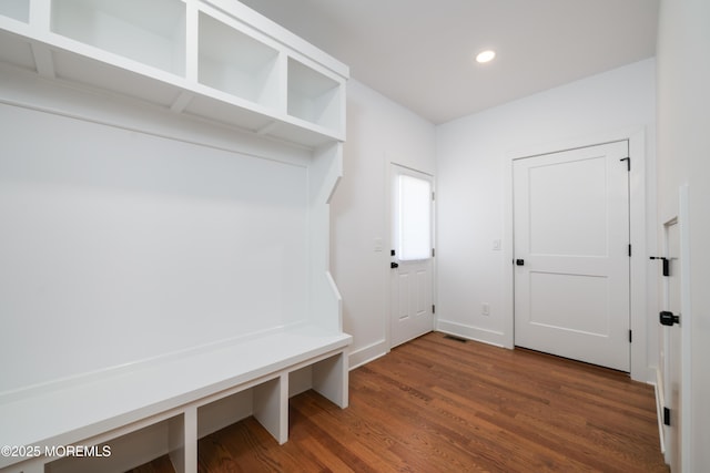 128 Church St, Keyport, NJ 07735 - mudroom with wood finished floors and recessed lighting